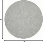 SAFAVIEH Outdoor Round Rug 7'10" - Image 2