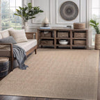 CAMILSON Easy Jute Rug 5x7, Indoor Outdoor Natural Color Fiber Area Rugs by CAMILSONIndoorOutdoorAreaRugs