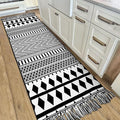 IOHOUZE Kitchen Hallway Runner Rug -2'x6' Boho Black White Entryway Runner Rugs by iOhouze