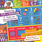 KC Cubs Bilingual Educational Kids Rug – English & Spanish ABC Alphabet - Image 7