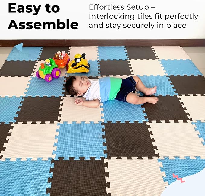 MioTetto Baby Play Mat, Soft Foam Floor Tiles - Image 9