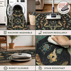 3x5 Entryway Rug Non Slip Washable - Image 4
