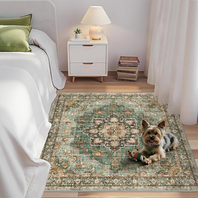 TOPRUUG Green Washable Entry Rug - Image 3