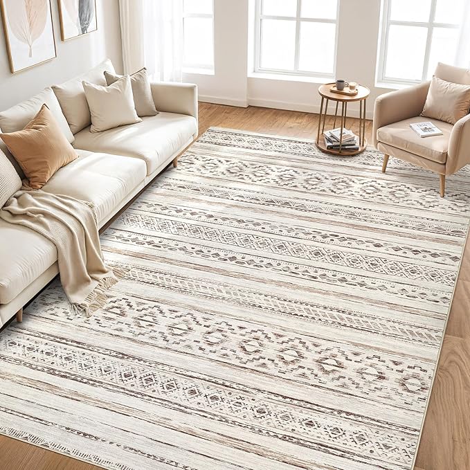cotiled 5x7 Area Rugs Living Room Rug: Washable Boho Rugs - Image 6