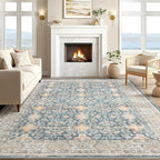 Vintage Living Room Area Rug 9x12 - Image 5