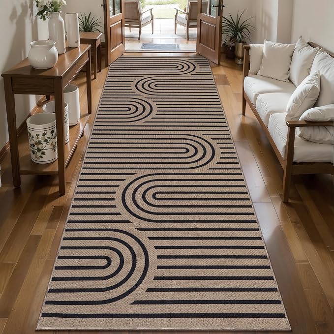Tangsoo Modern Easy Jute 2.6x10 Washable Runner Rug by Tangsoo