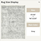 Soalmost Washable Area Rug 8x10 - Image 3