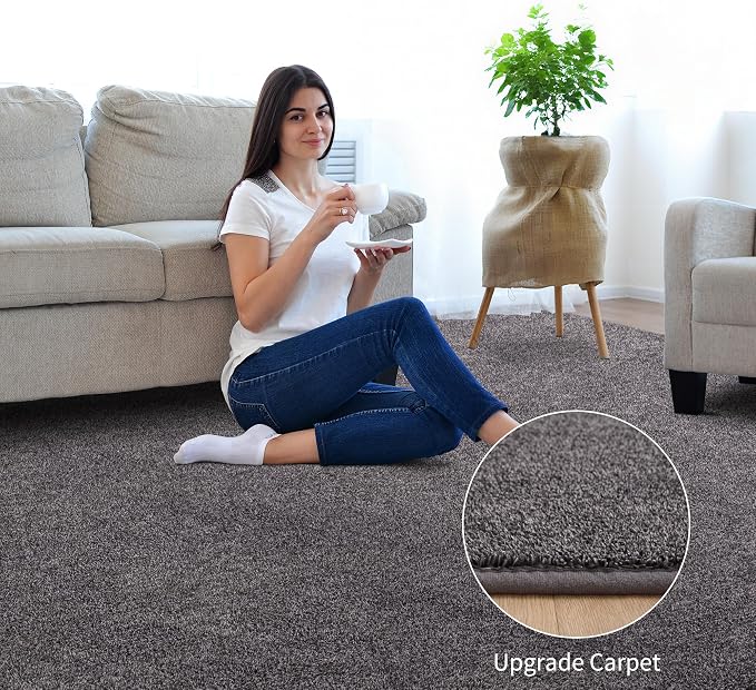 Keeko 2x6 Area Rugs for Living Room, Soft Modern Memory Foam Bedroom Rug - Image 8