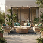 Nuloom Asha Dark Grey/Ivory, Striped Border, Soft and Cozy, High Traffic by nuLOOM