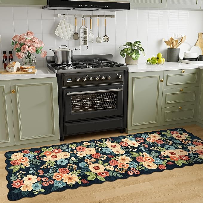DUKINO 2x10 Runner Rug for Hallway, Washable Kitchen Rug - Image 5