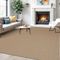 IOHOUZE Washable Area Rug 6x9 Non Slip Rubber Backed Woven Rugs by iOhouze