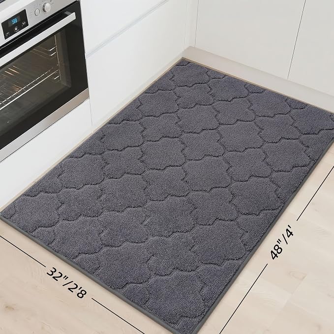 COSY HOMEER Kitchen Rugs 32"x48" Non-Slip Washable Kitchen Mats - Image 2