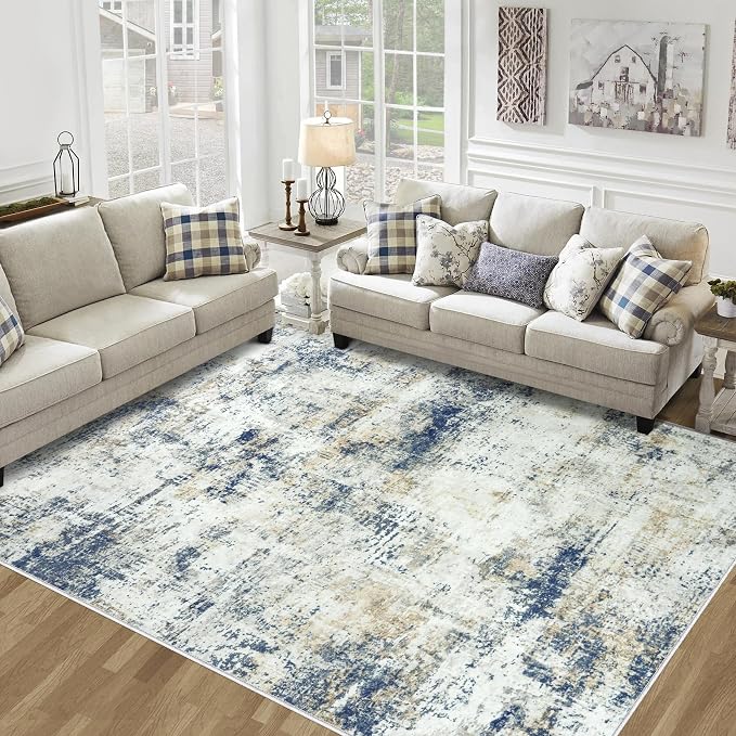 9x12 Area Rugs Living Room Rugs: Large Washable Rug by Tosuoka
