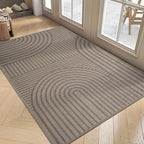 Front Door Mat 36'x59'', Absorbent Dirt Resist Washable Non Slip Low-Profile by QiCaiJia