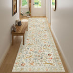 DUKINO 3x12 Runner Rug, Non Slip Animal Print Runner Rug - Image 6