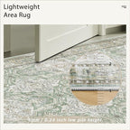 Soalmost 8x10 Area Rugs, Washable Rugs, Large Stain Resistant Area Rug - Image 8