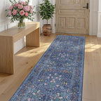 Hazo Haus Non Slip 2x6 Dark Blue Kitchen Runner Rug - Image 4