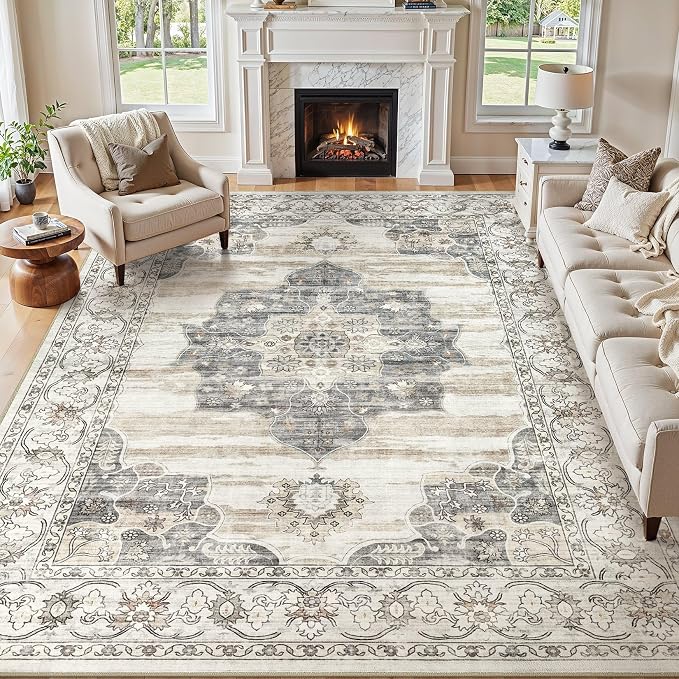 8x10 Washable Area Rug by JessibouAreaRug