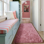 ONASAR Blush Runner Rugs for Bedroom Living Room, Fluffy 2x6 Bedside Hallway - Image 6