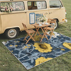 GENIMO Indoor Outdoor Area Rug 8'x10', Machine Washable Rugs - Image 3