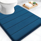 OLANLY Memory Foam Toilet Rugs U Shaped 24x20, Super Soft Absorbent Contour by OLANLY