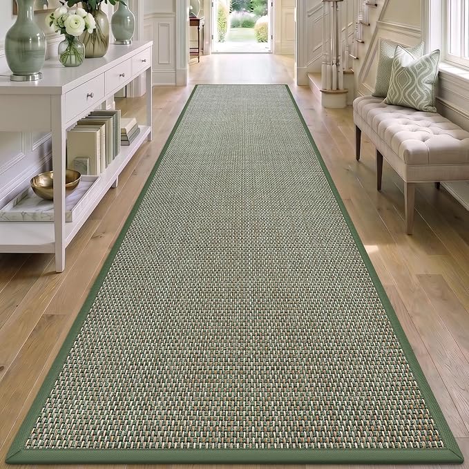 DEX Hallway Runner Rug 2'4''x12, Non Slip Rubber Backing Inside Entryway Carpet by DEXI