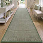 DEX Hallway Runner Rug 2'4''x12, Non Slip Rubber Backing Inside Entryway Carpet by DEXI