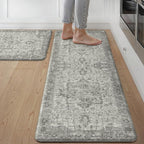 GENIMO Kitchen Mats for Floor 2PCs, Washable Anti Fatigue Mat for Cushioned - Image 3