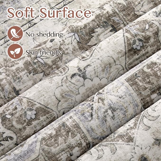Tortania Area Rug 3x10 Runner Rugs - Image 7