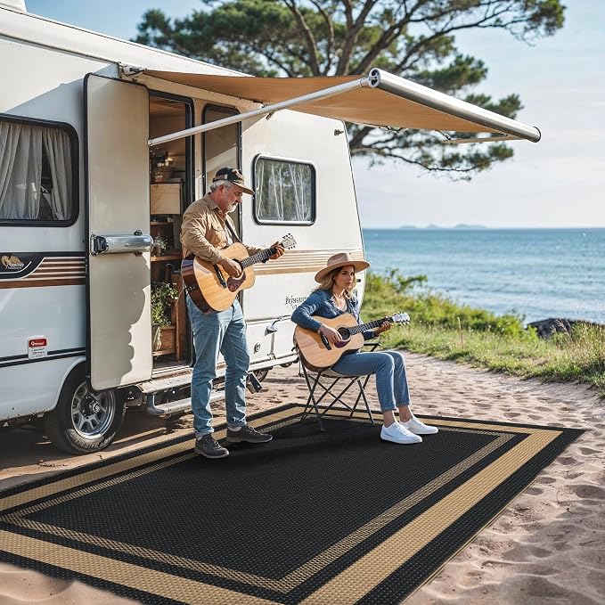 GENIMO 6' x 9' Outdoor Rug Waterproof - Image 3