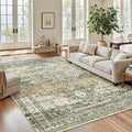 Soalmost 6x9 Area Rugs for Living Room Non-Slip Washable Rugs 6x9 Vintage Rug by Soalmost