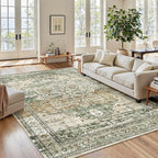 Soalmost 6x9 Area Rugs for Living Room Non-Slip Washable Rugs 6x9 Vintage Rug by Soalmost