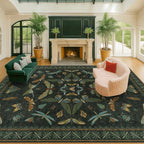 Hazo Haus Green Living Room Rug - Image 8