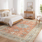 Vintage Living Room Area Rug 6x9 - Image 8