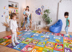 Looney Tunes Educational 5x7' Kids Rug – ABC Alphabet, Months & Days Learning - Image 3