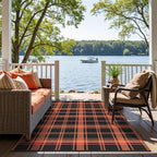 GENIMO Waterproof Outdoor Rug for Patio Clearance, Lightweight RV Camping Mat - Image 4