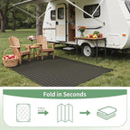 GENIMO Outdoor Rug for Patio Clearance, Lightweight Waterproof RV Camping Mat - Image 7