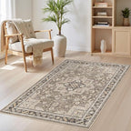 Vintage Living Room Area Rug 3x5 by COTILED