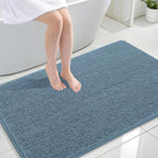 OLANLY Large Bathroom Rugs 44x32, Extra Soft Absorbent Chenille Bath Rugs by OLANLY