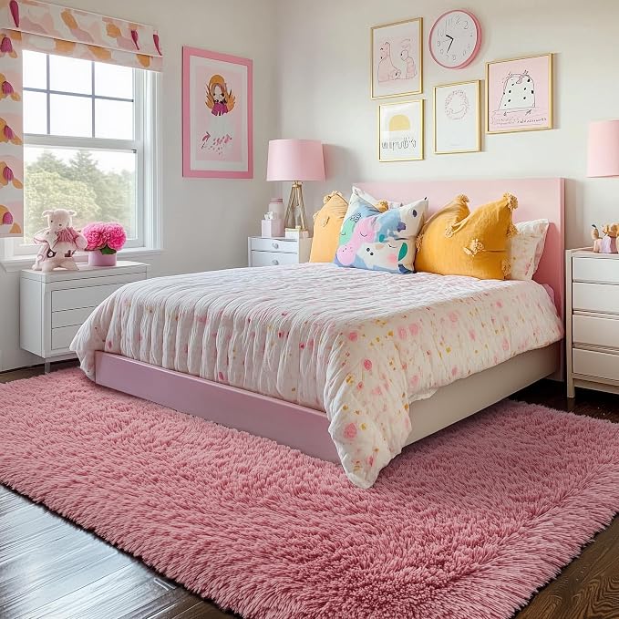 PAGISOFE Shaggy Fluffy Area Rugs Carpets - Image 2