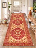 SERISSA Runner Rug for Hallways, Long Boho Rug Vintage Red Hallway Stair Ultra by SERISSAHomeDecorCollection