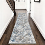 Runners for Hallways Ultra Non-Slip 2x8 Washable Kitchen Rug Abstract Tear and - Image 8