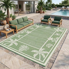 Garvee Outdoor Rug 9x12 Waterproof by Garvee