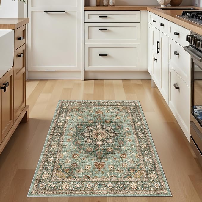 TOPRUUG Green Entryway 3x4 Rug - Image 3
