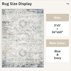 Soalmost 3x5 Rug, Small Area Rug - Image 5