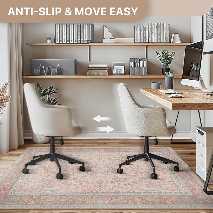 48"x72" Office Chair Mat for Hardwood Tile Floor, Under Desk Carpet Protector - Image 5