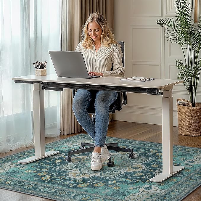36"x48" Office Chair Mat for Hardwood Tile Floor, Under Desk Carpet Protector - Image 2