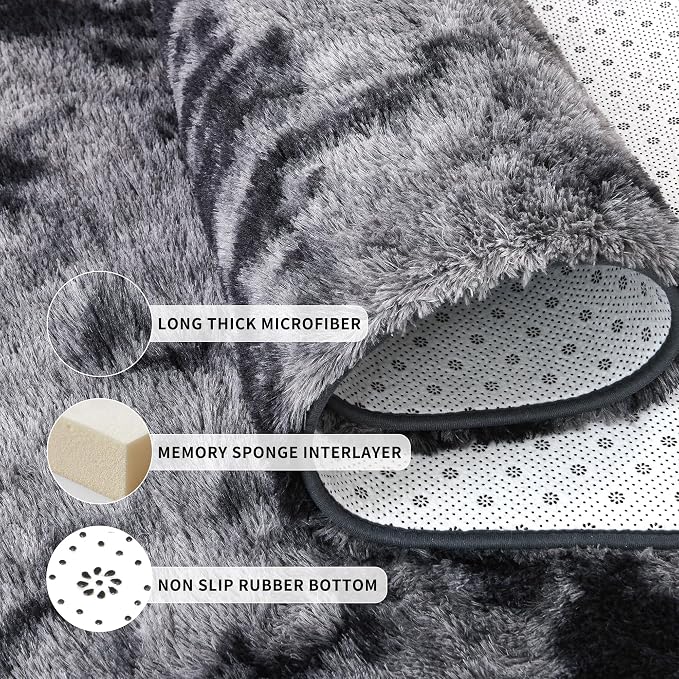 Tepook Area Rugs 9x12 for Living Room, Super Soft Fluffy Rugs for Bedroom - Image 7