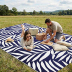 Smiry Outdoor Rug 5x8 ft, Waterproof Reversible Plastic Straw Rugs, Outdoor - Image 4