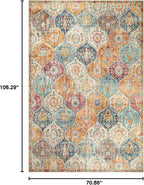 Lahome Moroccan 6x9 Rugs for Living Room, Soft Washable 6x9 Area Rug for Bedroom - Image 2